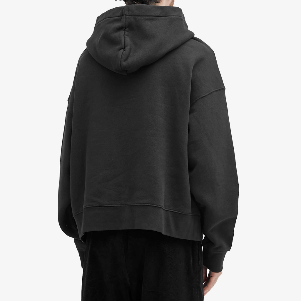 Palm Angels Men's College Logo Popover Hoodie Black